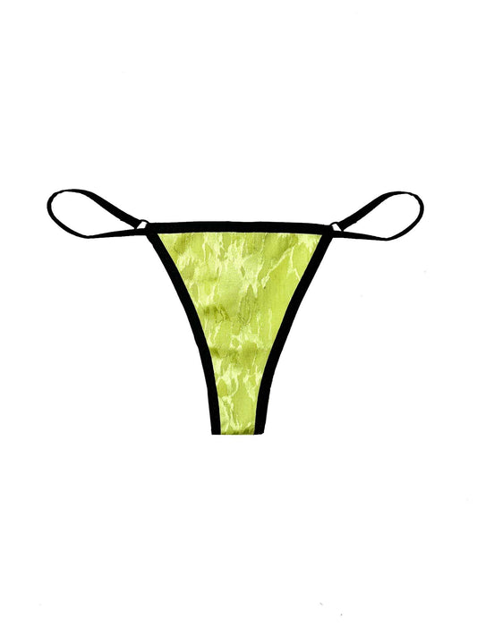 Palm Royal Eleanor Triangle Thong in Neon