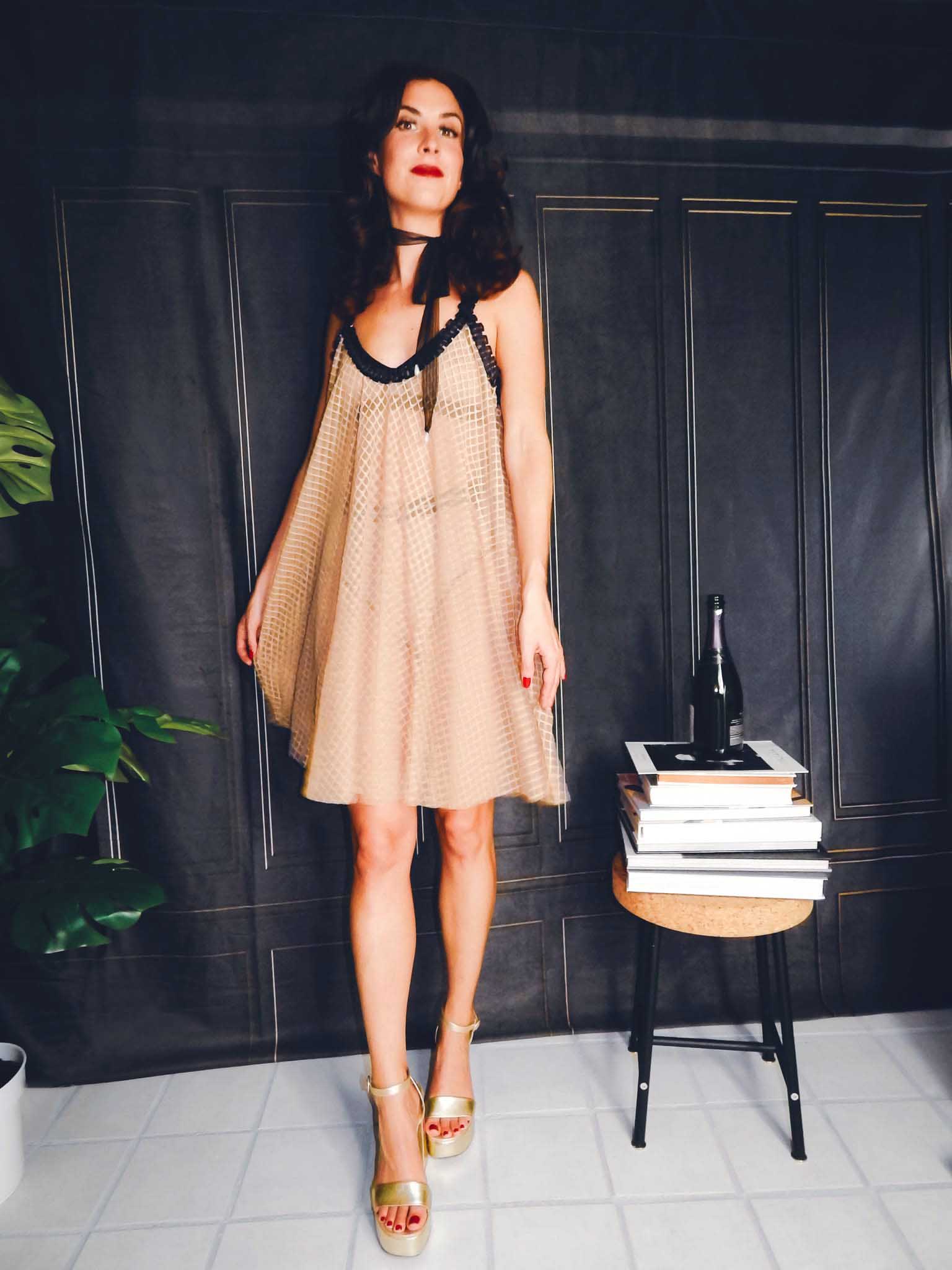 Amy Mesh Slip Dress – TITOV Amy Mesh Slip Dress – TITOV
