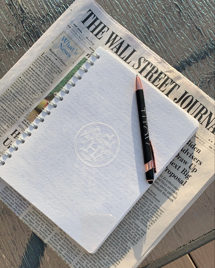 TITOV Signature Pen with Rose Gold Trim and Stylus