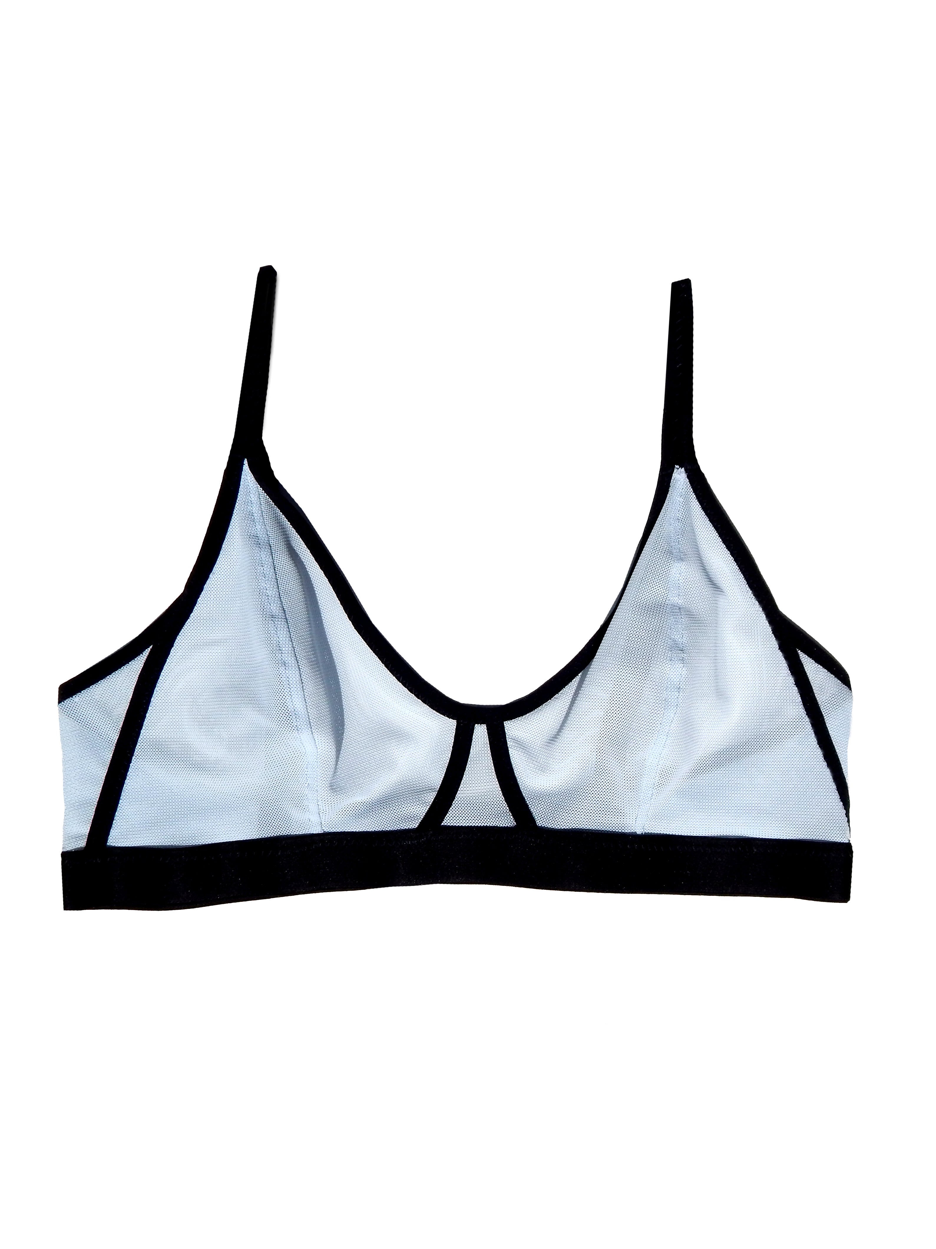 Baby blue soft bralette